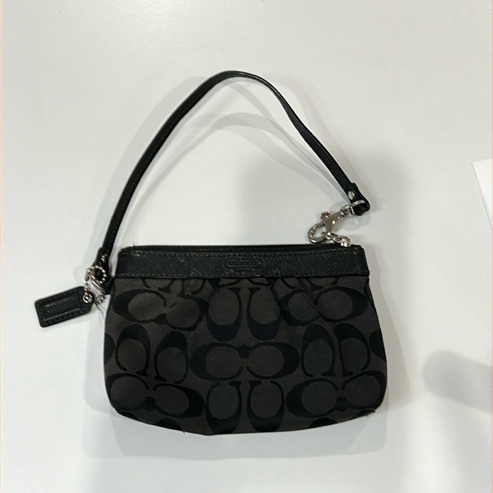 Small coach wristlet